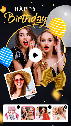 Run android online APK Birthday video maker with song : happy birthday from MyAndroid or emulate Birthday video maker with song : happy birthday using MyAndroid