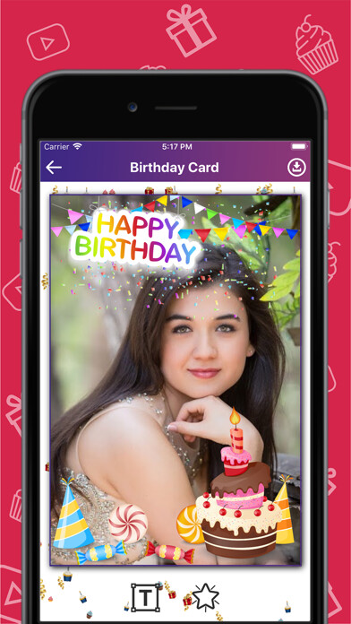 Emulate iPhone app Birthday Wishes Creator using MyAndroid