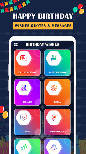 Emulate Android APK Birthday Wishes, Messages, Poems  Greetings