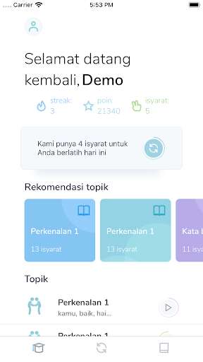 Run android online APK Bisa Isyarat from MyAndroid or emulate Bisa Isyarat using MyAndroid