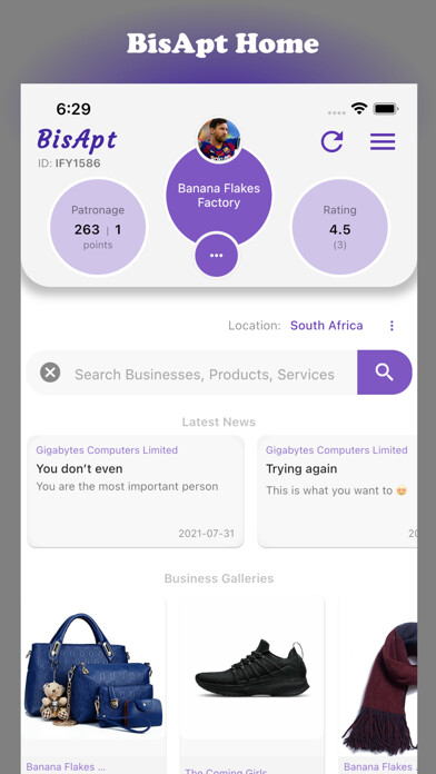 Emulate iPhone app BisApt - Business Floor using MyAndroid
