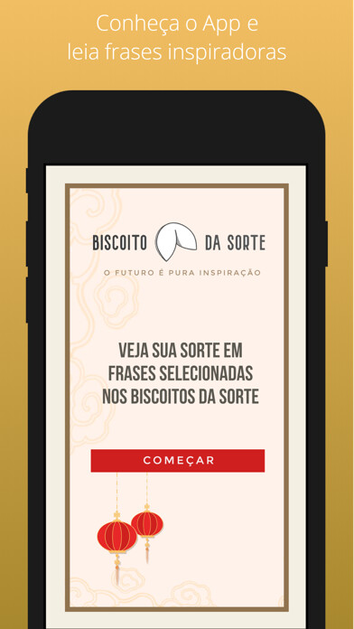 Emulate iPhone app Biscoitos da Sorte using MyAndroid