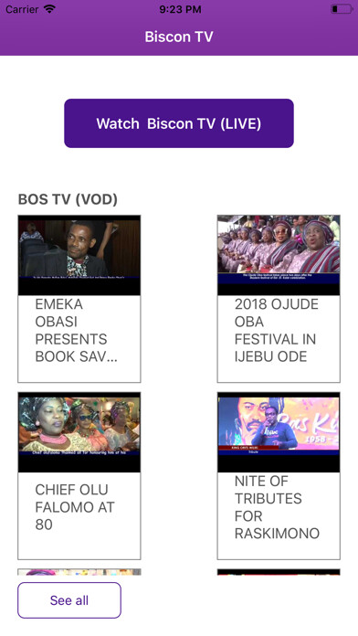 Run android online APK Biscon TV from MyAndroid or emulate Biscon TV using MyAndroid
