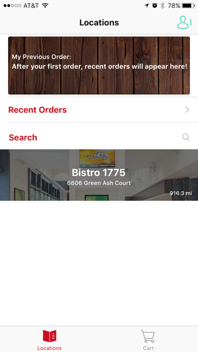 Emulate iPhone app Bistro 1775 using MyAndroid Emulate iPhone app Bistro 1775 using MyAndroid