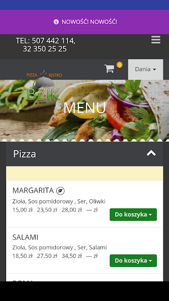 Run android online APK Bistro Pizza Bzik from MyAndroid or emulate Bistro Pizza Bzik using MyAndroid