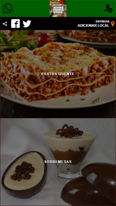 Emulate iPhone app Bistro Vieiras Rocha using MyAndroid Emulate iPhone app Bistro Vieiras Rocha using MyAndroid