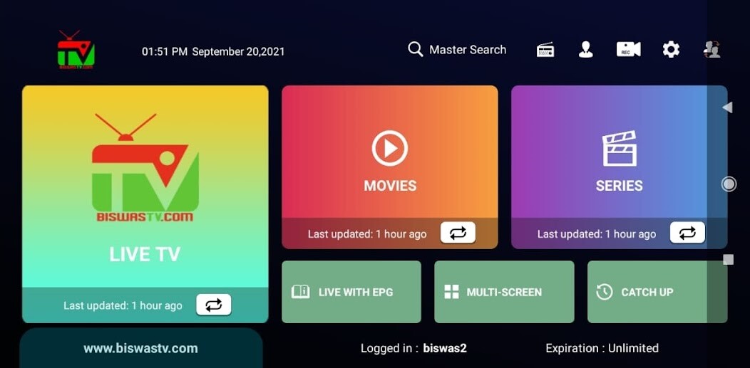 Run android online APK Biswas TV from MyAndroid or emulate Biswas TV using MyAndroid
