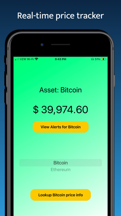 Emulate iPhone app BitAlert: Bitcoin, Ether Alert using MyAndroid Emulate iPhone app BitAlert: Bitcoin, Ether Alert using MyAndroid