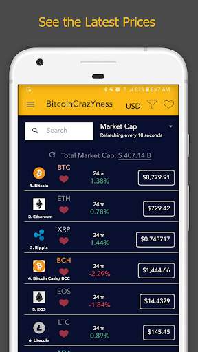 Run android online APK Bitcoin Crazyness Indicator Alerts and Portfolio from MyAndroid or emulate Bitcoin Crazyness Indicator Alerts and Portfolio using MyAndroid
