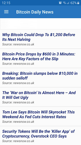 Emulate Bitcoin Daily News from MyAndroid or run Bitcoin Daily News using MyAndroid