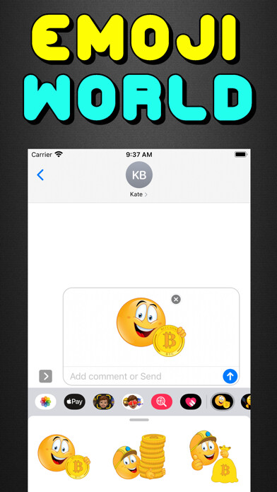 Emulate iPhone app Bitcoin Emojis using MyAndroid Emulate iPhone app Bitcoin Emojis using MyAndroid