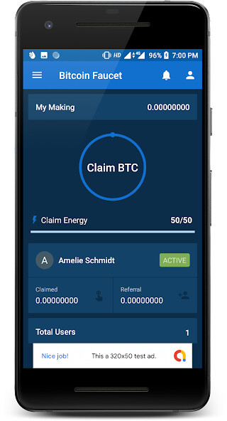 Run android online APK Bitcoin Faucet (FREE) from MyAndroid or emulate Bitcoin Faucet (FREE) using MyAndroid
