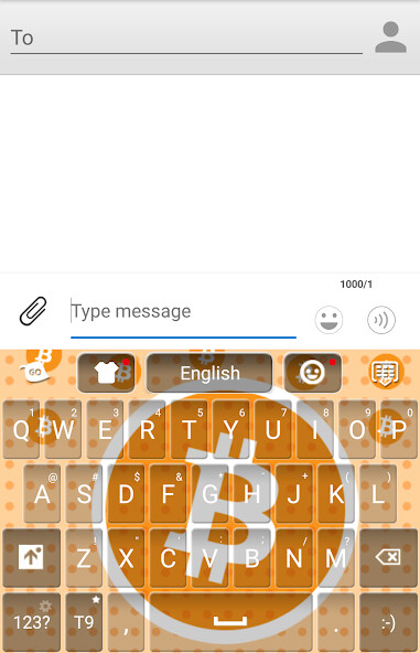 Run android online APK Bitcoin Keyboard from MyAndroid or emulate Bitcoin Keyboard using MyAndroid