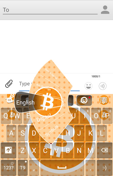 Emulate Bitcoin Keyboard from MyAndroid or run Bitcoin Keyboard using MyAndroid