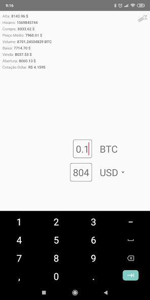 Emulate Bitcoin Live Calculator from MyAndroid or run Bitcoin Live Calculator using MyAndroid