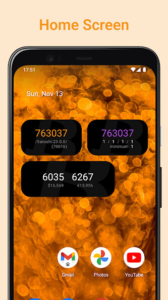 Run android online APK Bitcoin Widgets from MyAndroid or emulate Bitcoin Widgets using MyAndroid