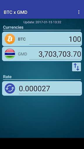 Run android online APK Bitcoin x Gambian Dalasi from MyAndroid or emulate Bitcoin x Gambian Dalasi using MyAndroid
