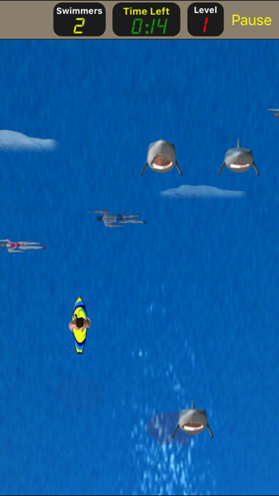 Emulate iPhone app Bite Me - Shark Attack using MyAndroid
