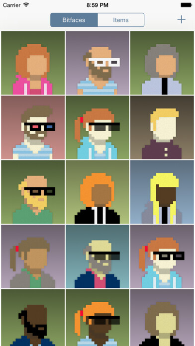 Emulate iPhone app Bitface - 8-bit Avatar Creator using MyAndroid Emulate iPhone app Bitface - 8-bit Avatar Creator using MyAndroid