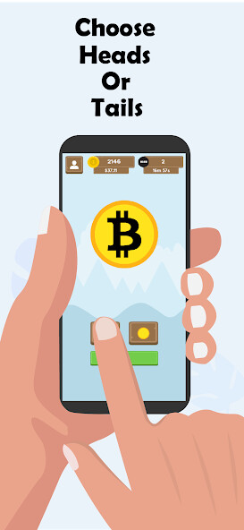 Emulate Bitflip - Bitcoin Tossing Game from MyAndroid or run Bitflip - Bitcoin Tossing Game using MyAndroid