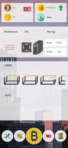 Run android online APK Bit Miner Simulator from MyAndroid or emulate Bit Miner Simulator using MyAndroid