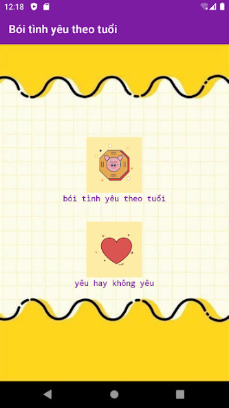Run android online APK Bói tình yêu theo tuổi from MyAndroid or emulate Bói tình yêu theo tuổi using MyAndroid