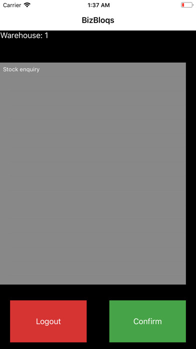 Emulate iPhone app BizBloqs WMS using MyAndroid Emulate iPhone app BizBloqs WMS using MyAndroid