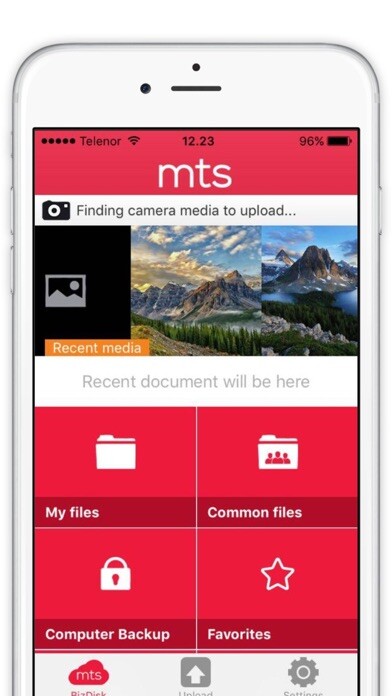Emulate iPhone app BizDisk using MyAndroid