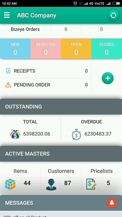 Emulate iPhone app Bizeye Sales Order using MyAndroid Emulate iPhone app Bizeye Sales Order using MyAndroid