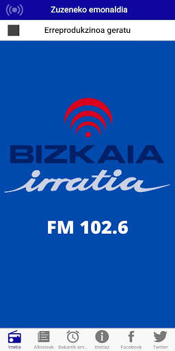 Run android online APK Bizkaia Irratia from MyAndroid or emulate Bizkaia Irratia using MyAndroid