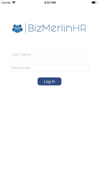 Emulate iPhone app BizMerlinHR Kiosk using MyAndroid