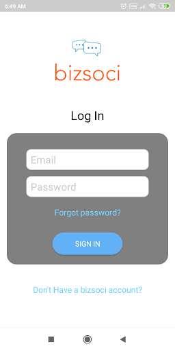 Run android online APK bizsoci from MyAndroid or emulate bizsoci using MyAndroid