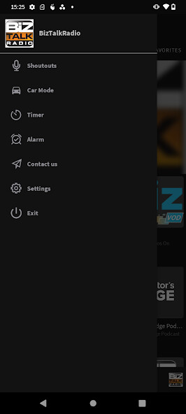Emulate iPhone app BizTalkRadio using MyAndroid
