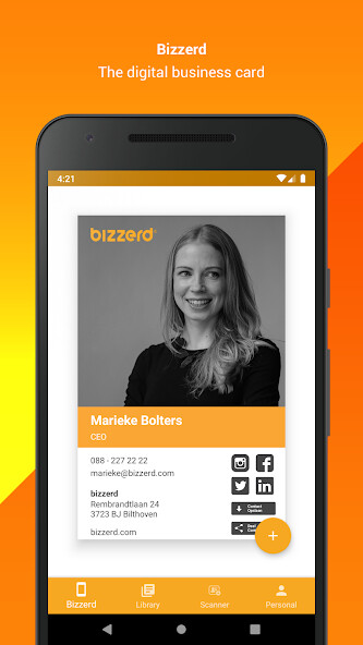Run android online APK Bizzerd, The digital business card from MyAndroid or emulate Bizzerd, The digital business card using MyAndroid