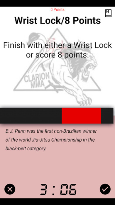 Emulate iPhone app BJJ Training Companion using MyAndroid