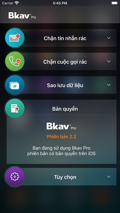 Emulate iPhone app Bkav Pro Mobile using MyAndroid