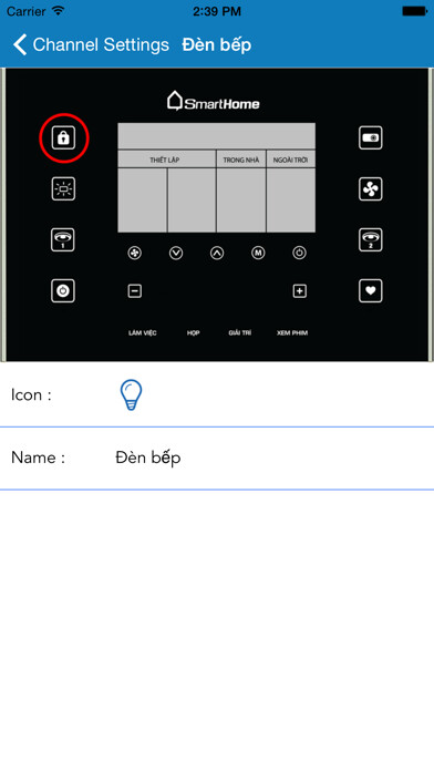 Emulate iPhone app Bkav SmartHome Premium using MyAndroid