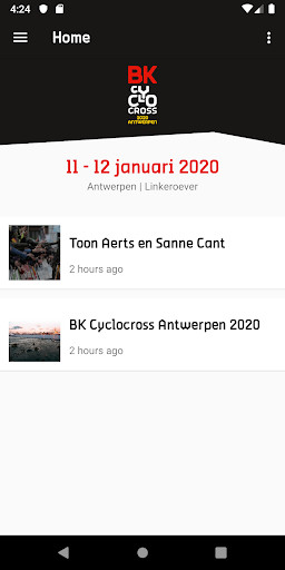 Run android online APK BK Cyclocross Antwerpen 2020 from MyAndroid or emulate BK Cyclocross Antwerpen 2020 using MyAndroid