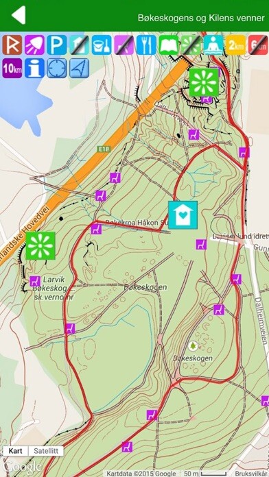Emulate iPhone app Bøkeskogen Larvik using MyAndroid Emulate iPhone app Bøkeskogen Larvik using MyAndroid