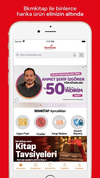 Emulate iPhone app Bkmkitap using MyAndroid