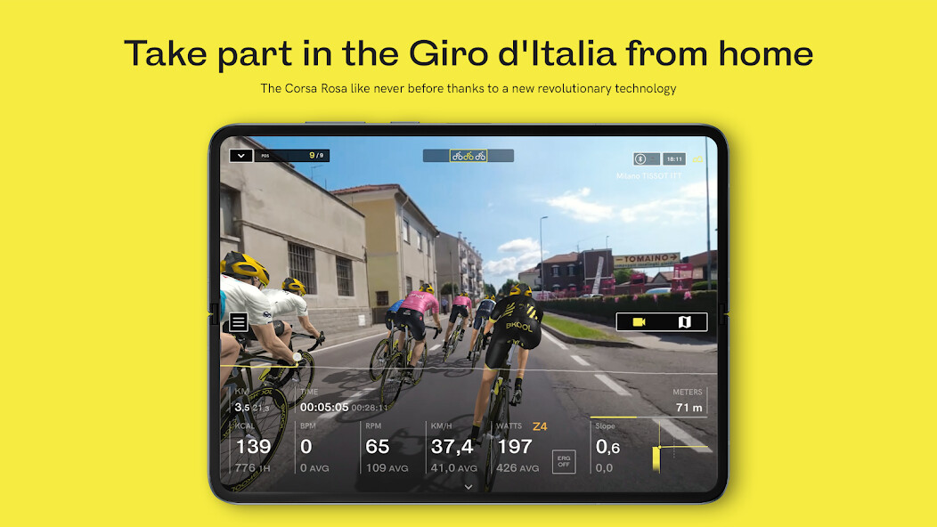 Emulate iPhone app BKOOL Cycling using MyAndroid