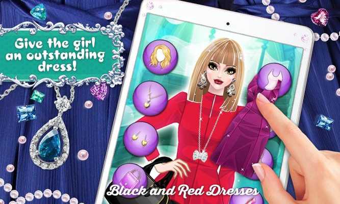 Emulate Android APK Black and Red: Exotic Dresses