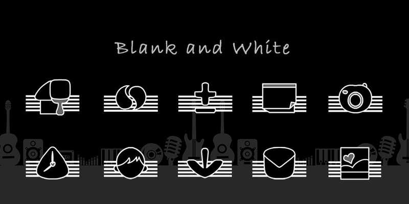 Emulate Android APK Black and White-Solo Theme