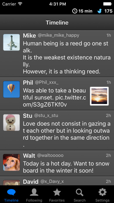 Emulate iPhone app BlackBird -Anonymous Twitter client- using MyAndroid