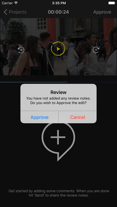 Emulate iPhone app Blackbird Review using MyAndroid