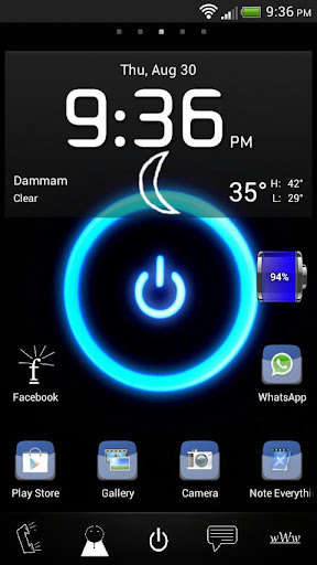 Run android online APK Black & Blue GO Launcher Theme from MyAndroid or emulate Black & Blue GO Launcher Theme using MyAndroid