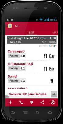 Emulate Android APK Blackboard Restaurant Finder