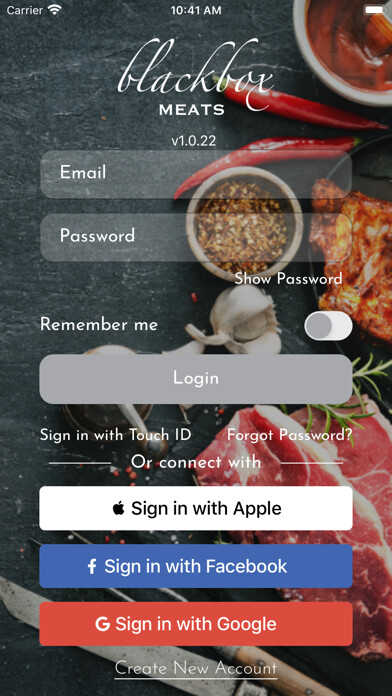 Emulate iPhone app Blackbox Meats: Food Delivery using MyAndroid Emulate iPhone app Blackbox Meats: Food Delivery using MyAndroid