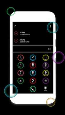 Emulate Android APK Black Bubble Phone Dialer Theme Emulate Android APK Black Bubble Phone Dialer Theme