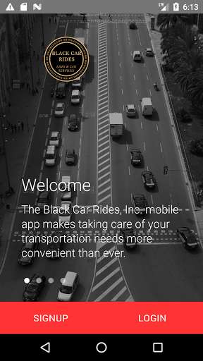 Emulate Android APK BLACK CAR RIDES, INC.
